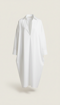 camisa oversize blanca nítida